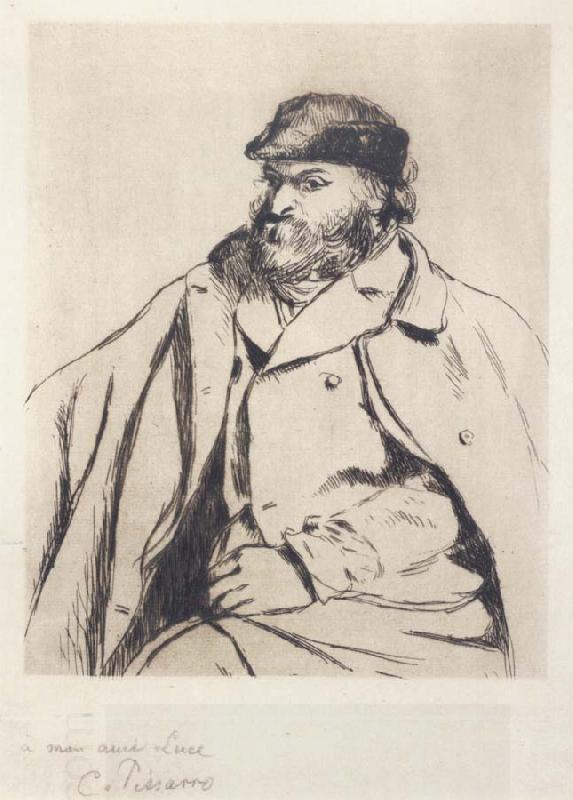 Camille Pissarro Portrait of Paul Cezanne